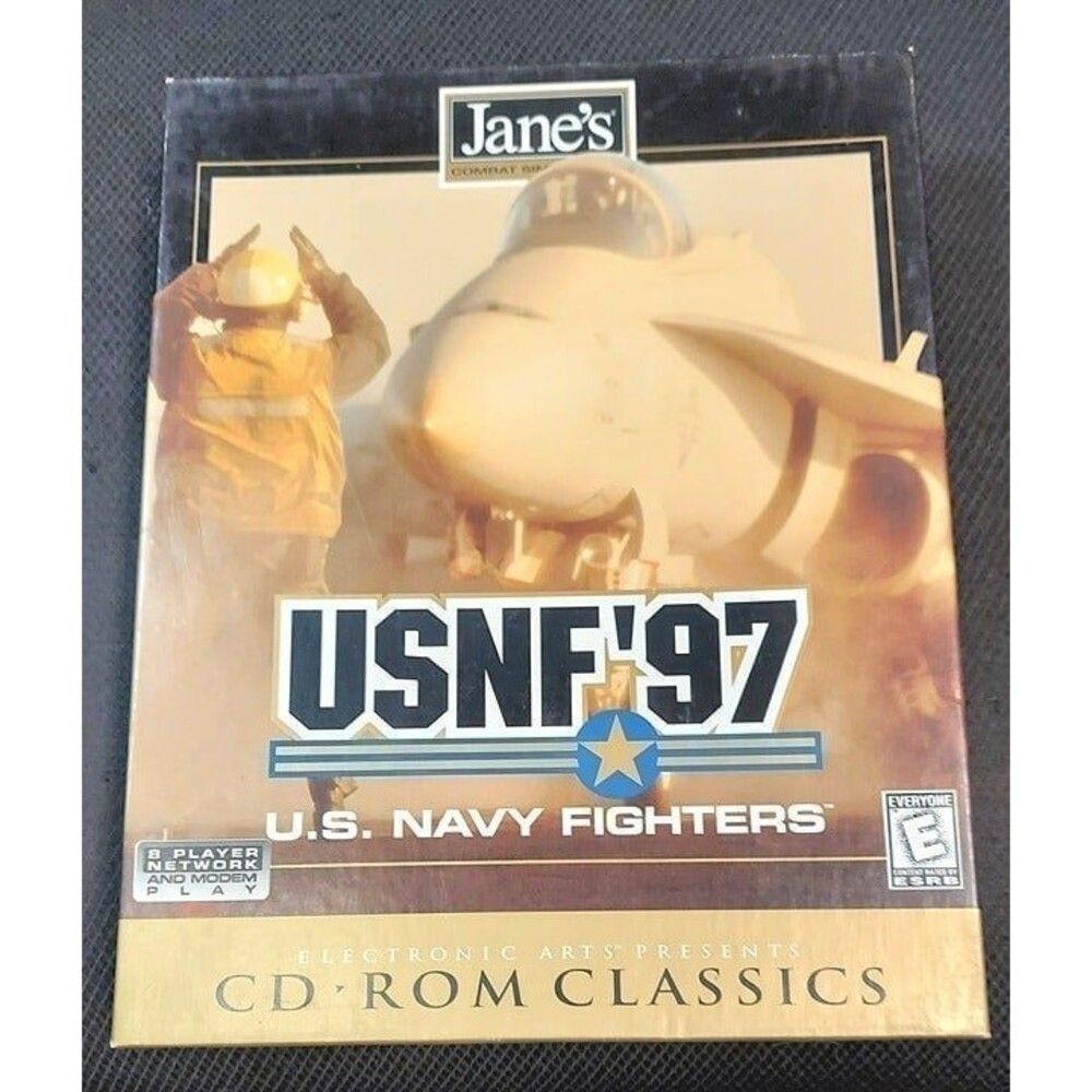 Air Games Lot of 2 Legacy PC CD: US Navy Fighters 1997, Airport Tycoon, Win95/98